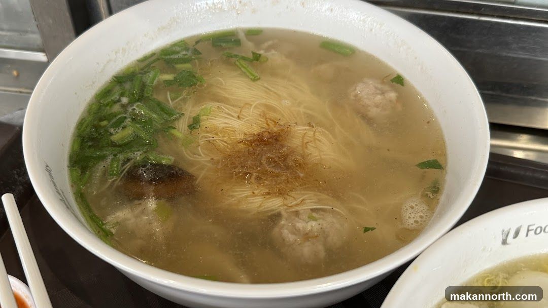 Noodle Soup with Meatballs