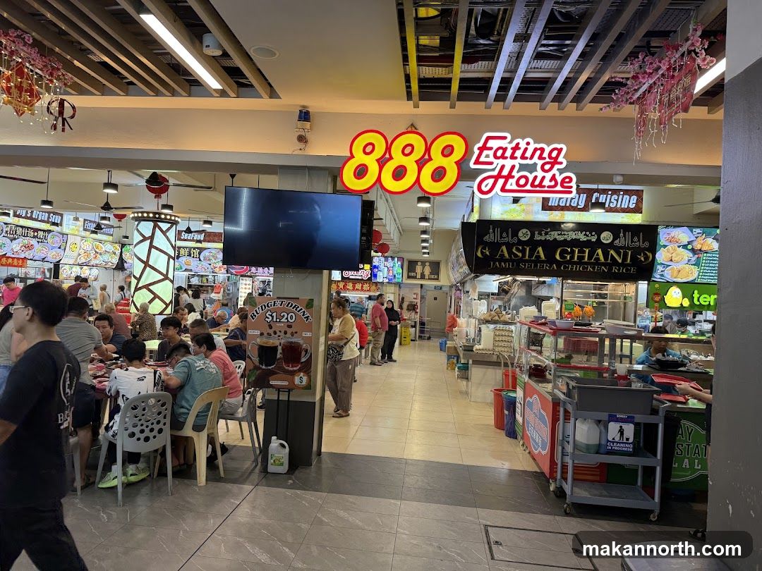 Food court with various stalls