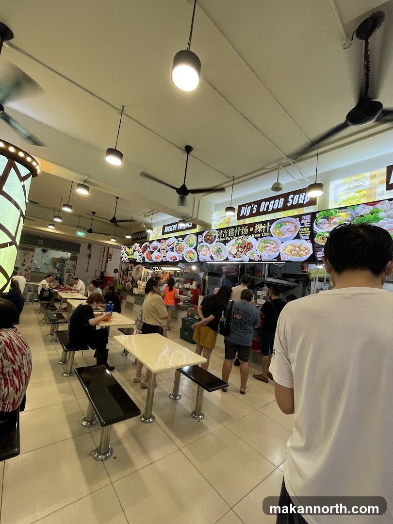 Food Stall with Menu Display