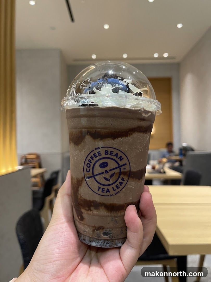 Chocolate Frappuccino with Whipped Cream and Cookie Crumble