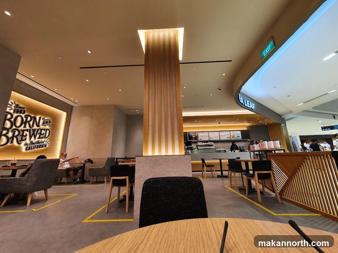Interior of a cafe