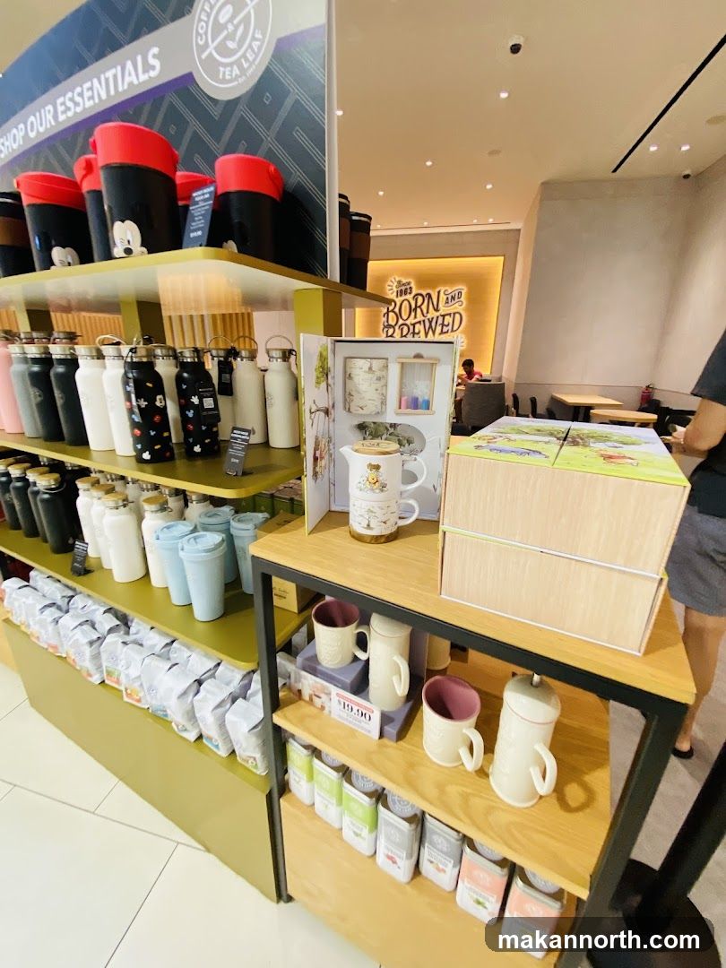 Coffee and Tea Merchandise Display