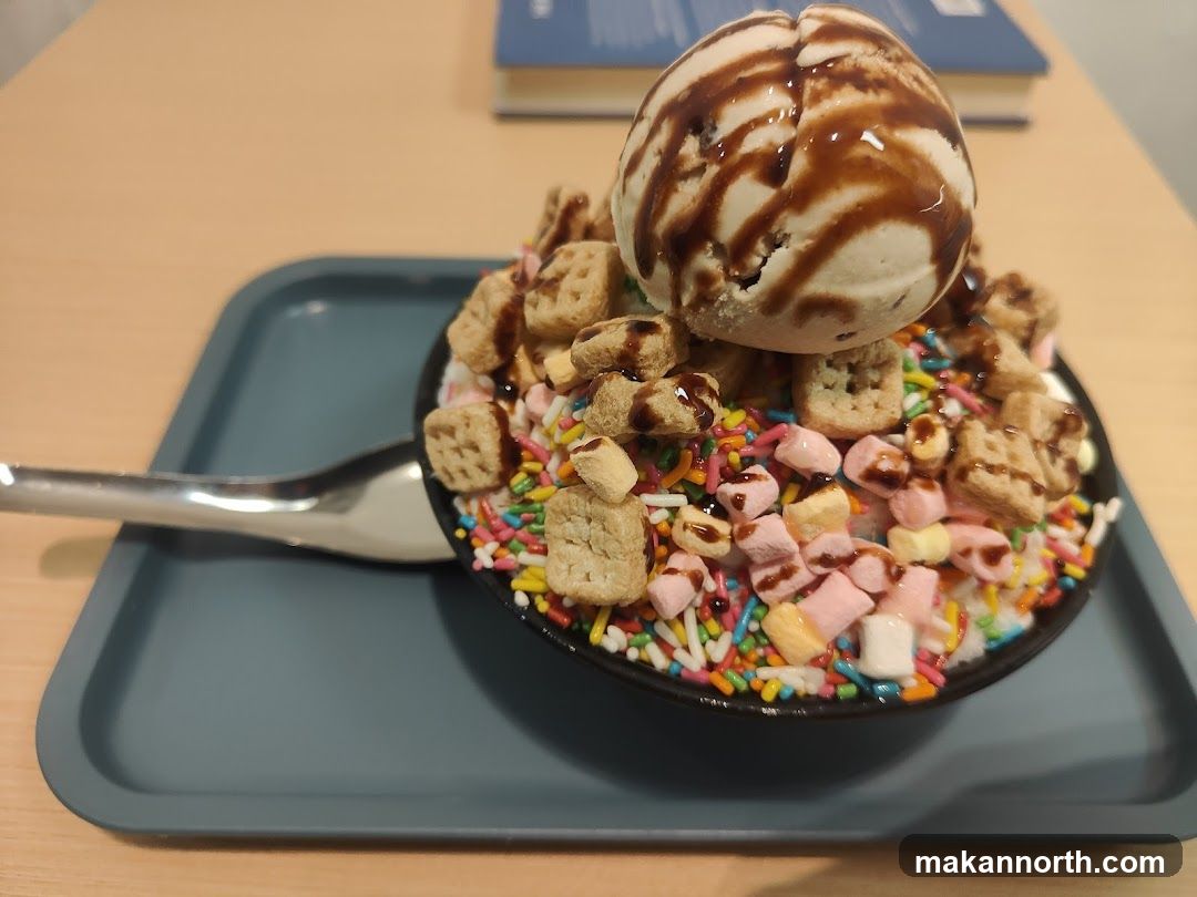 Dessert with Ice Cream and Sprinkles