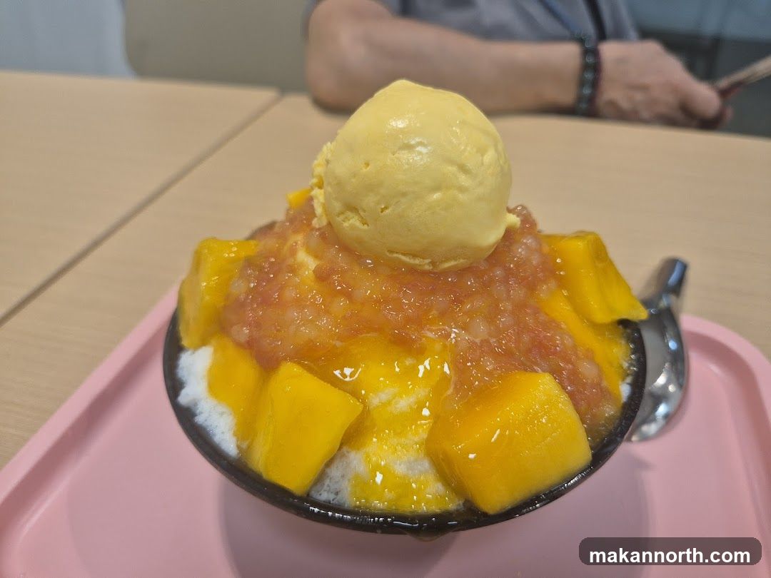 Mango Shaved Ice Dessert