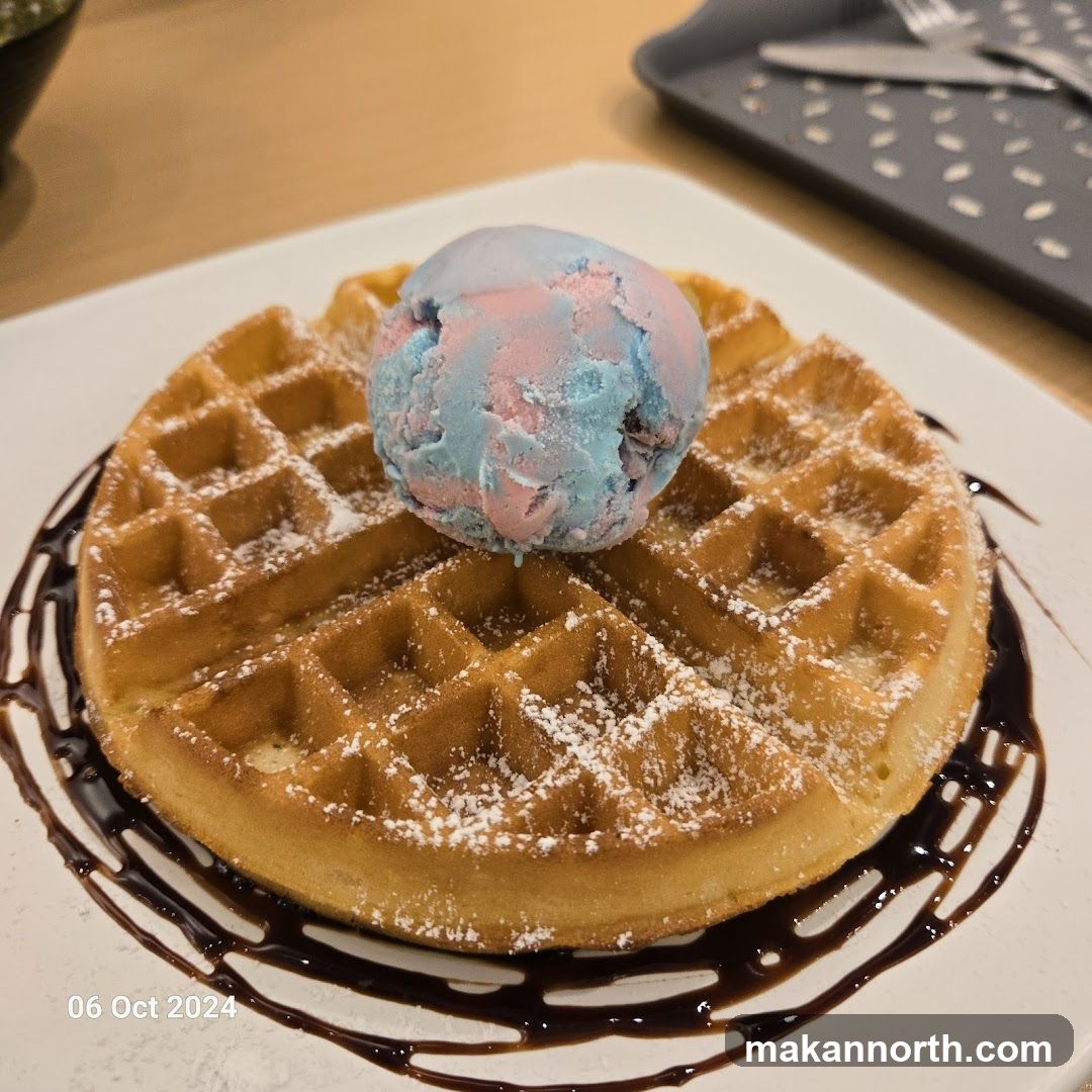 Waffle with Ice Cream