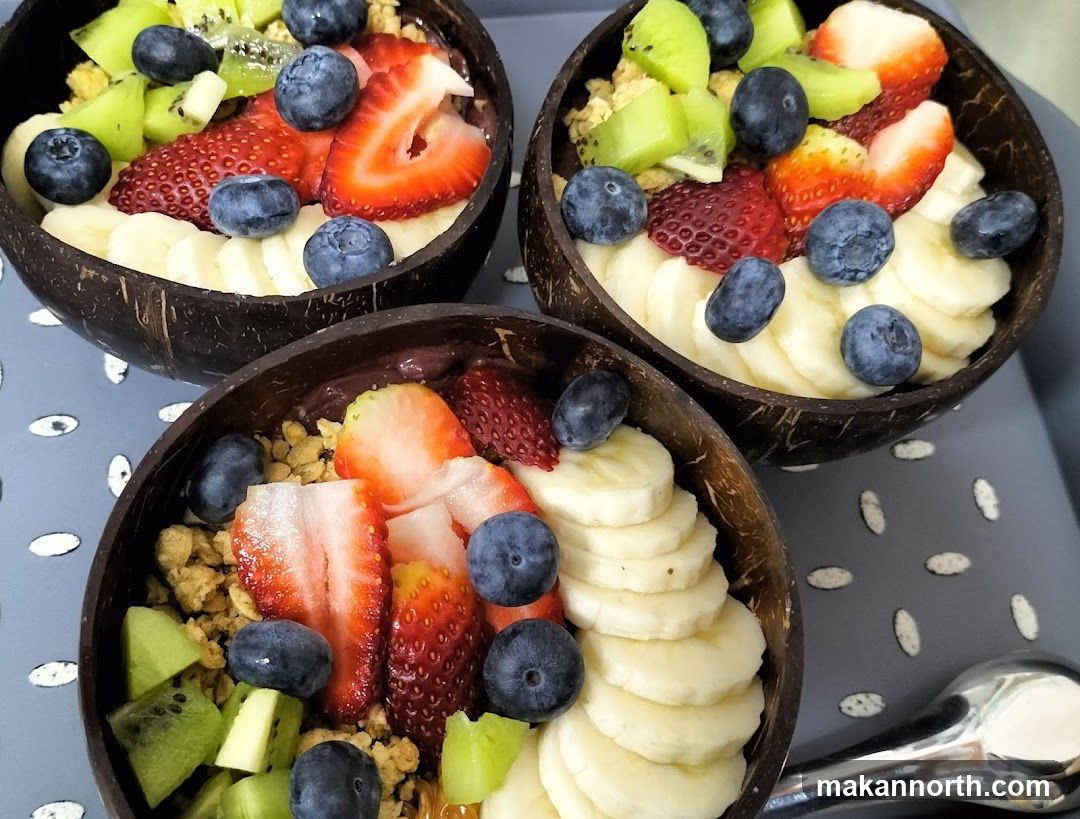 Three Acai Bowls