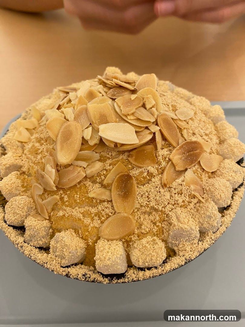 Dessert with Almonds and Mochi