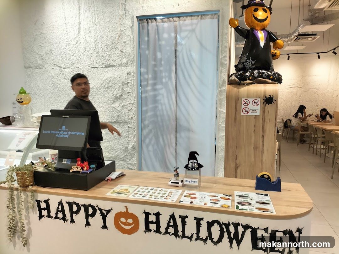 Halloween Themed Cafe Counter