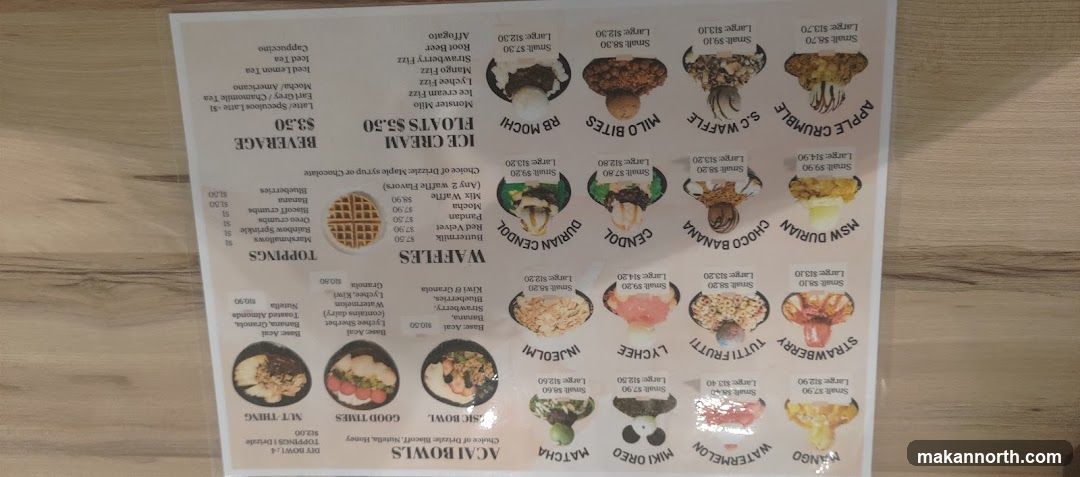 Dessert Menu