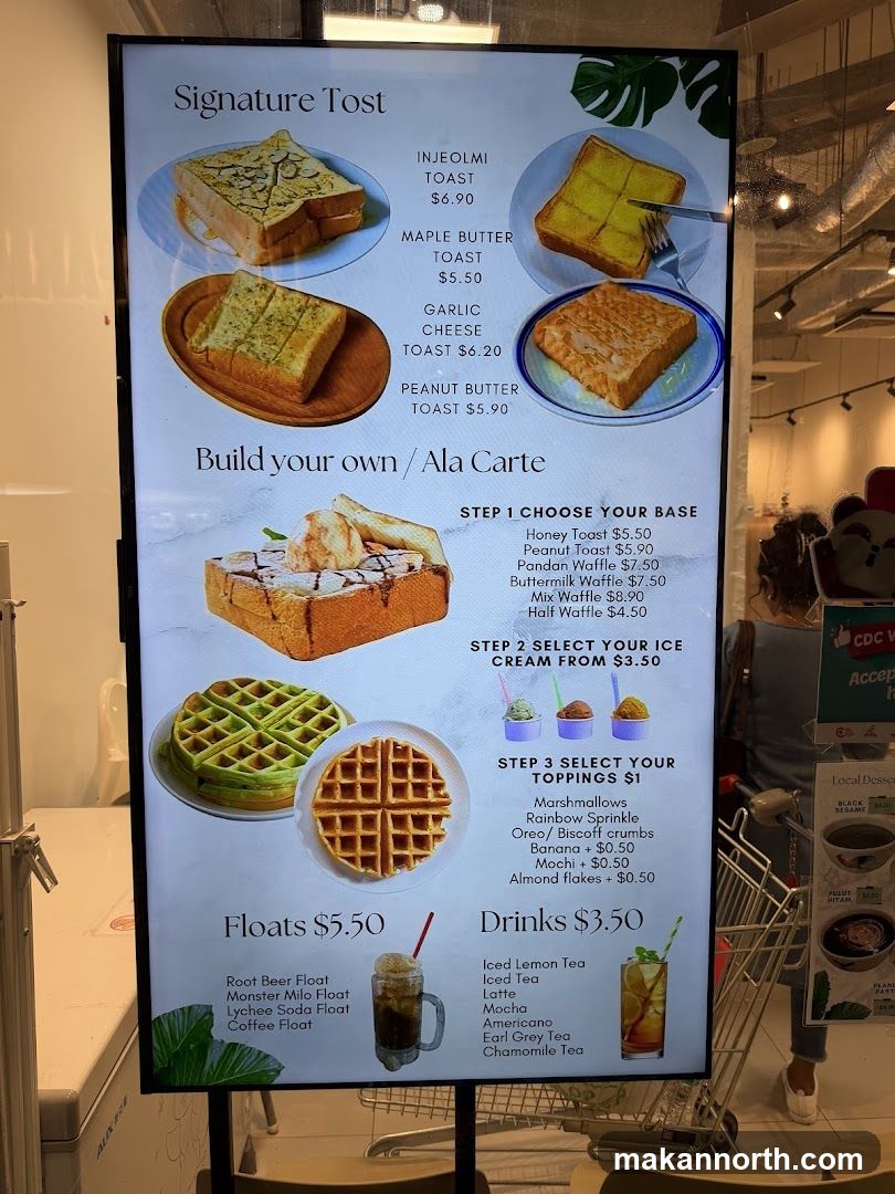 Signature Tost & Build Your Own Menu