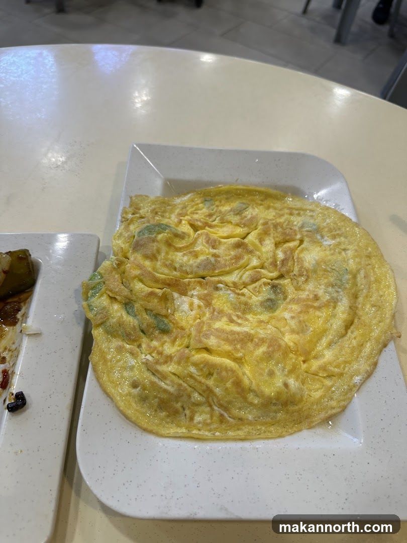 Omelette on a plate
