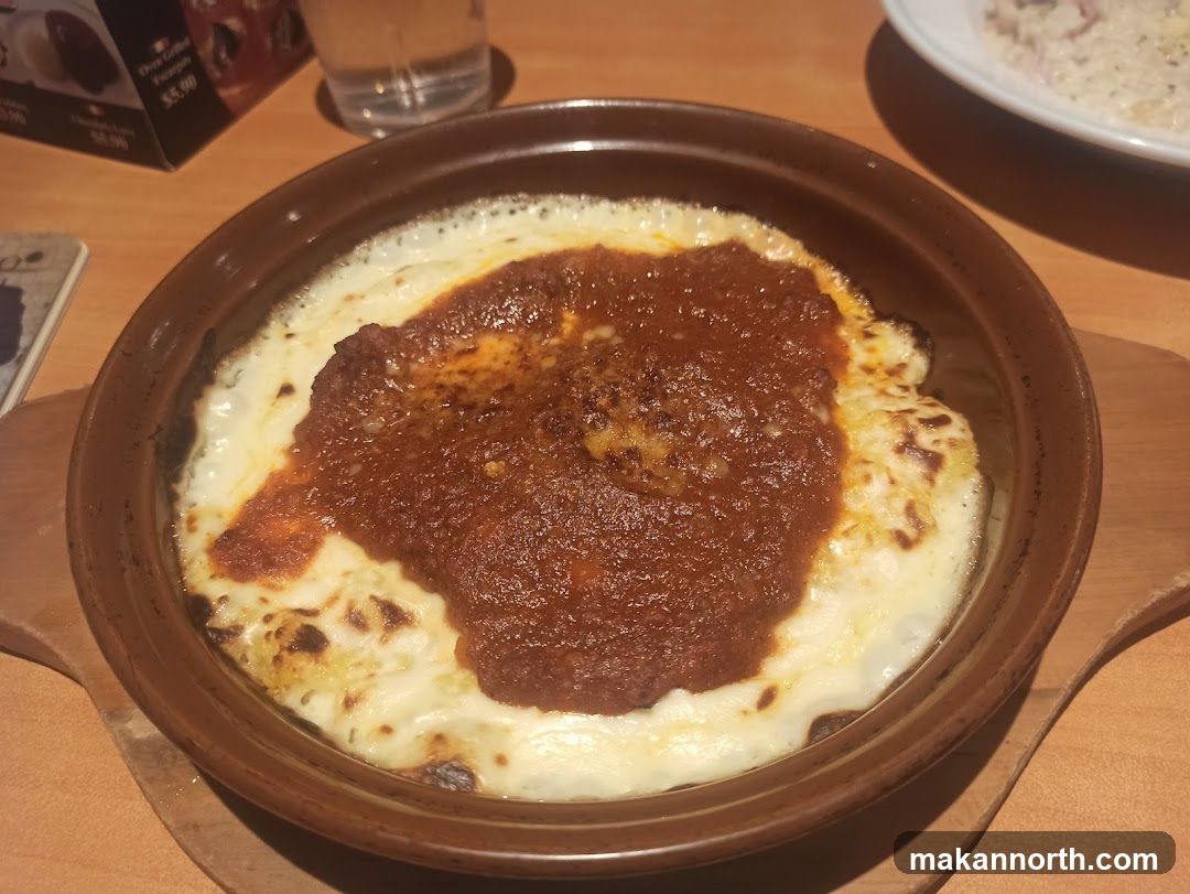 Baked Dish with Tomato Sauce and Cheese