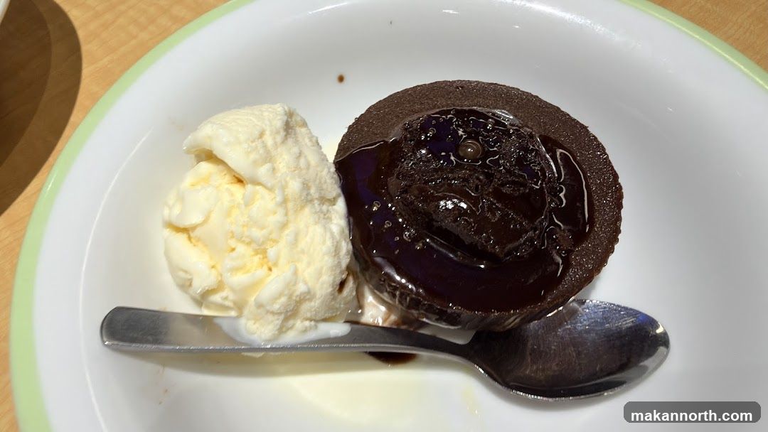 Chocolate Lava Cake with Ice Cream