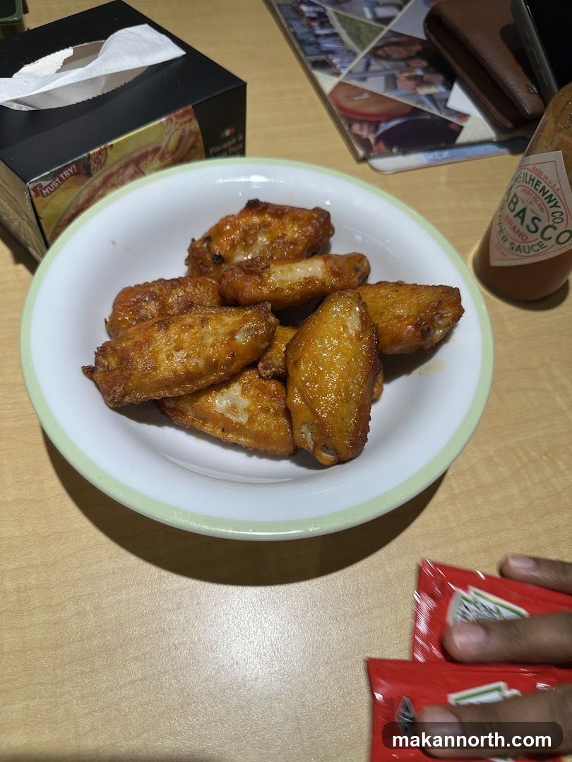 Chicken Wings with Tabasco Sauce