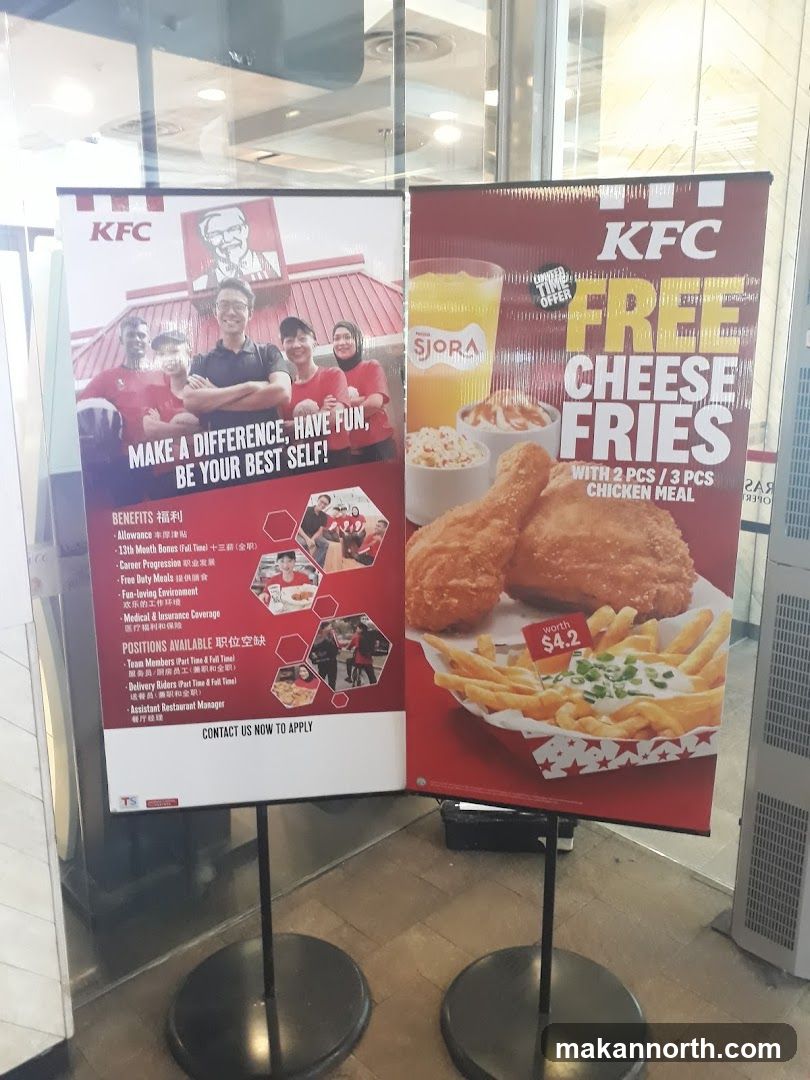 KFC Recruitment and Promotion Posters