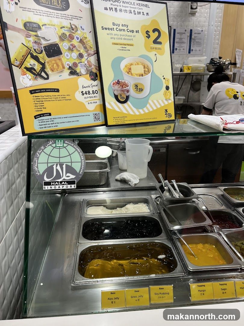 Dessert Toppings Display