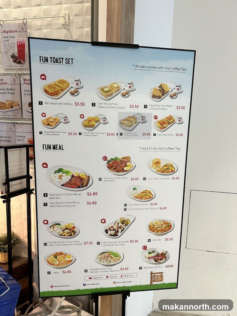 FUN TOAST SET & FUN MEAL