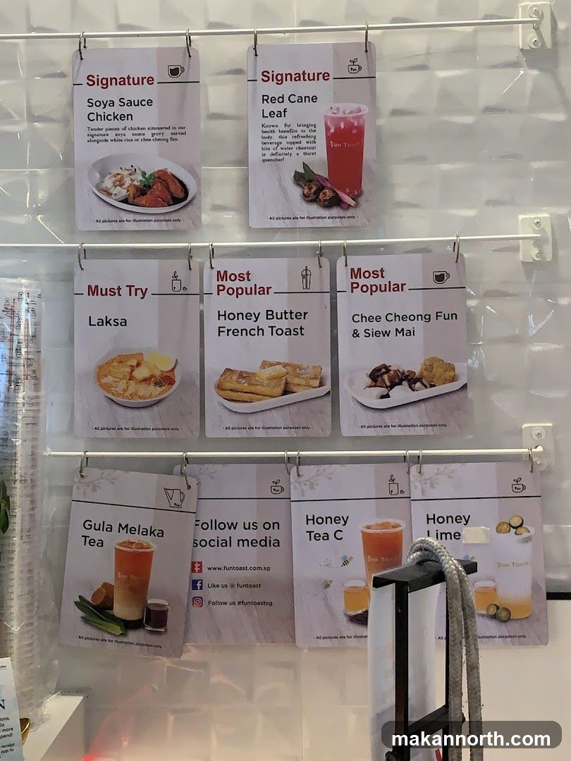 Menu displays