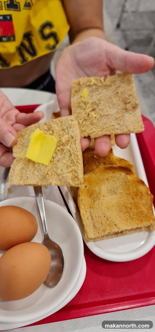 Toast with Butter and Eggs