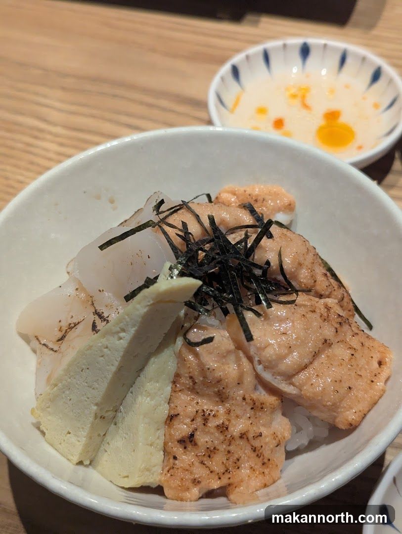 Salmon and Scallop Rice Bowl