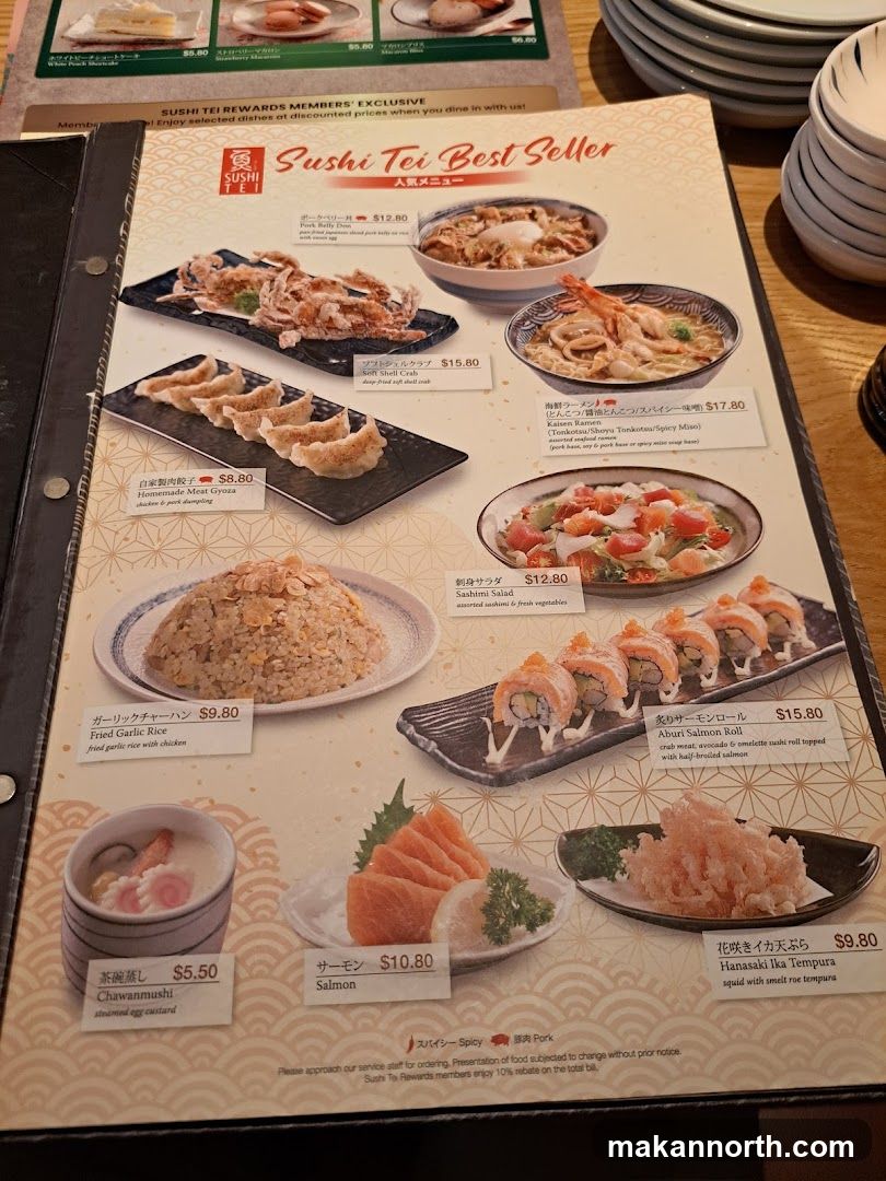 Sushi Tei Best Seller