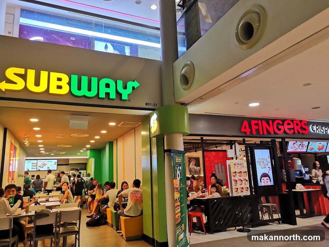 Subway and 4 Fingers Crispy Chicken Restaurants