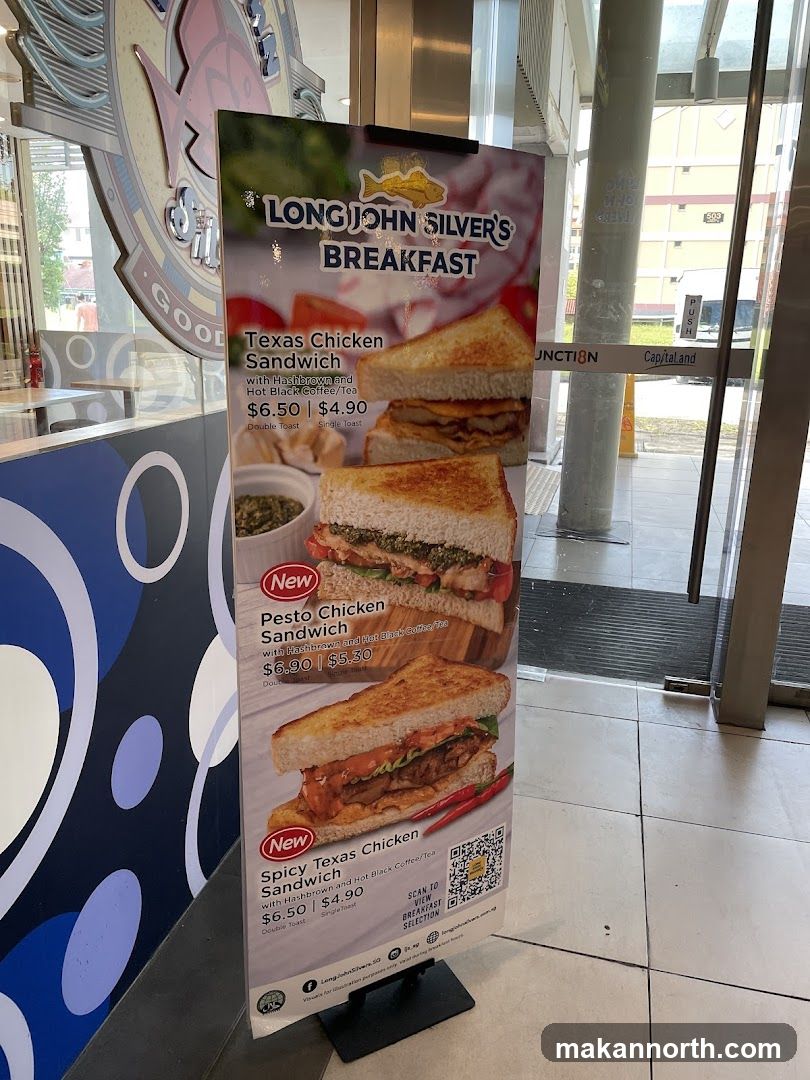 Long John Silver's Breakfast Menu