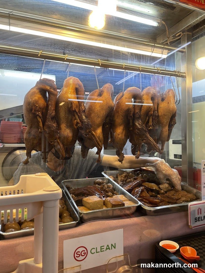 Roasted Ducks and Food Display