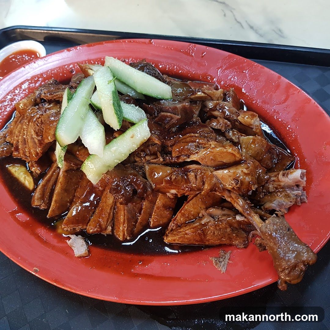 Braised Duck with Cucumber and Chili Sauce