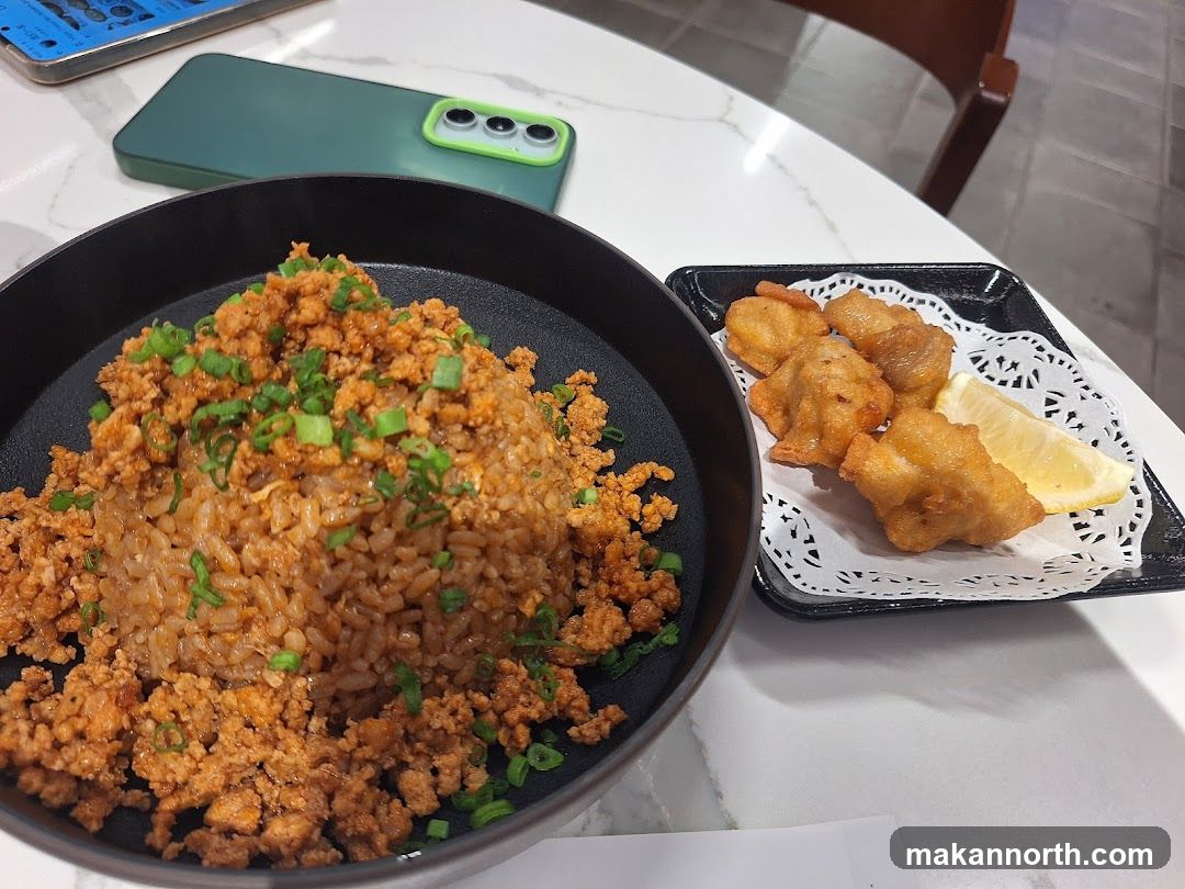 Fried Rice and Chicken Bites