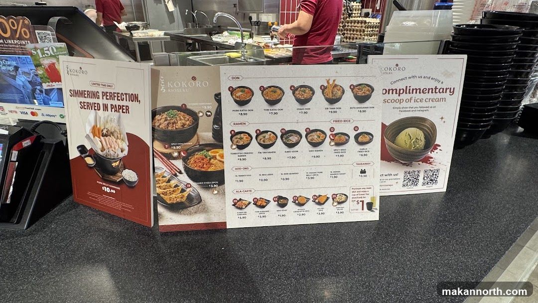 Kokoro Kiosuku Menu and Promotions