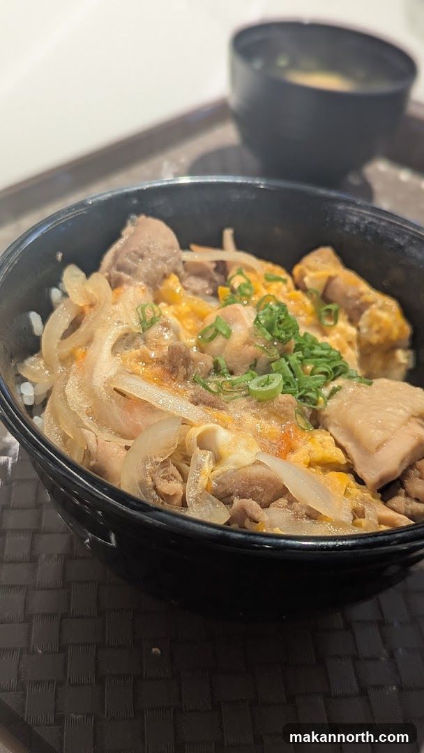 Oyakodon with Miso Soup
