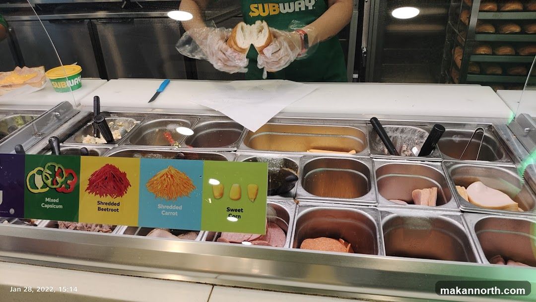 Subway Sandwich Preparation