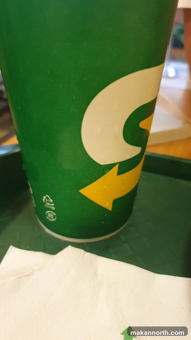 Subway cup