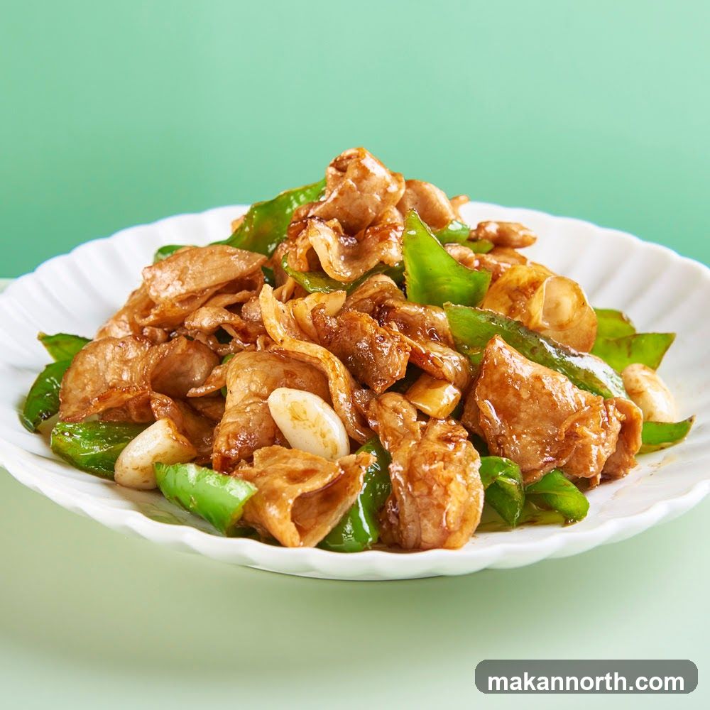 Stir-fried Pork with Green Peppers