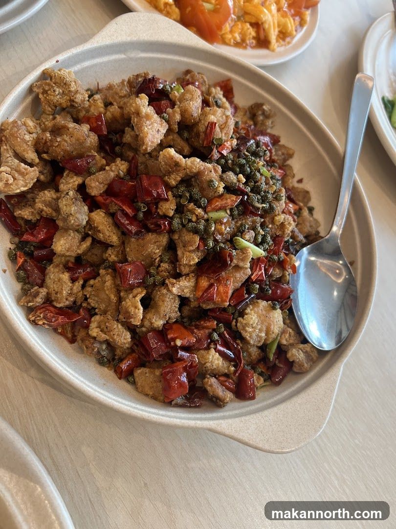 Spicy Fried Chicken with Peppers