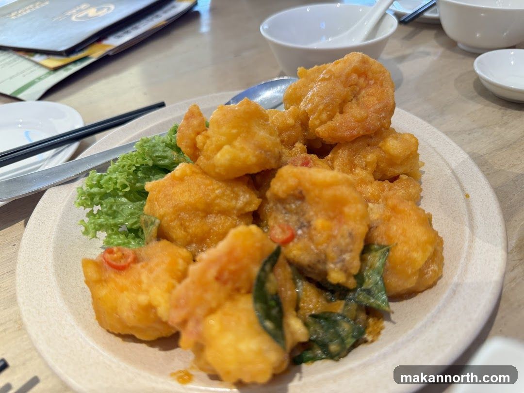 Salted Egg Yolk Prawns