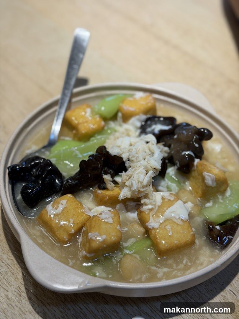 Crab and Tofu Dish