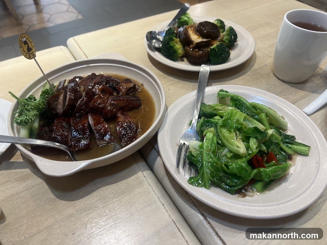 Roast Duck and Vegetables