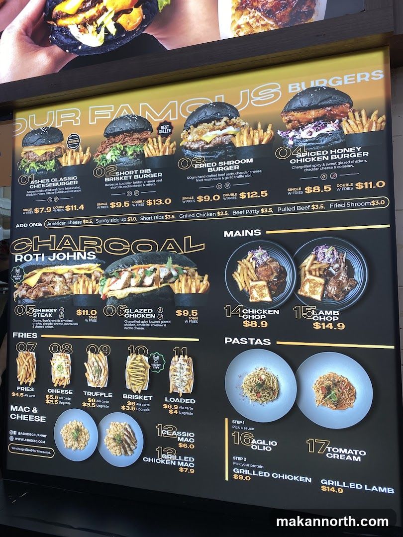 OUR FAMOUS BURGERS