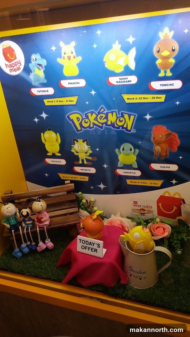 Pokemon Asia Happy Meal Promotion