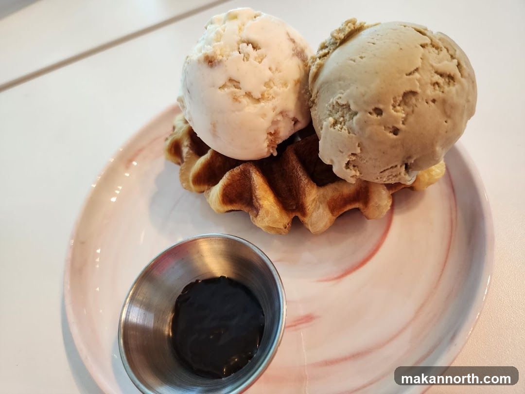 Waffle with Ice Cream