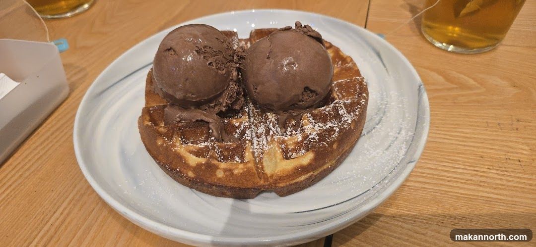 Chocolate Ice Cream Waffle