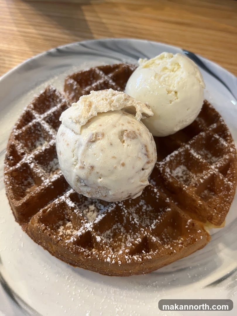 Waffle with Ice Cream