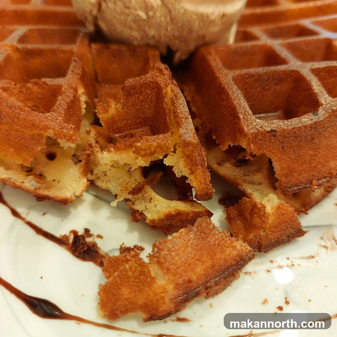 Waffles with Ice Cream