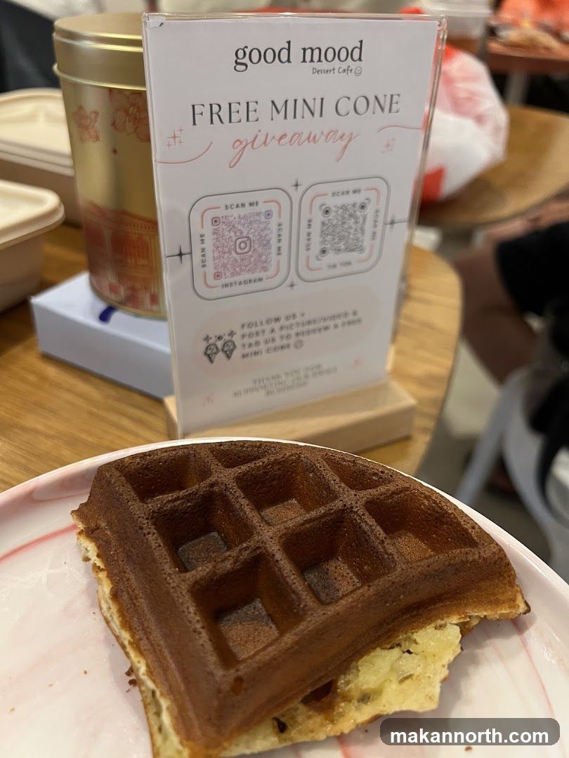 Dessert Cafe Giveaway Sign