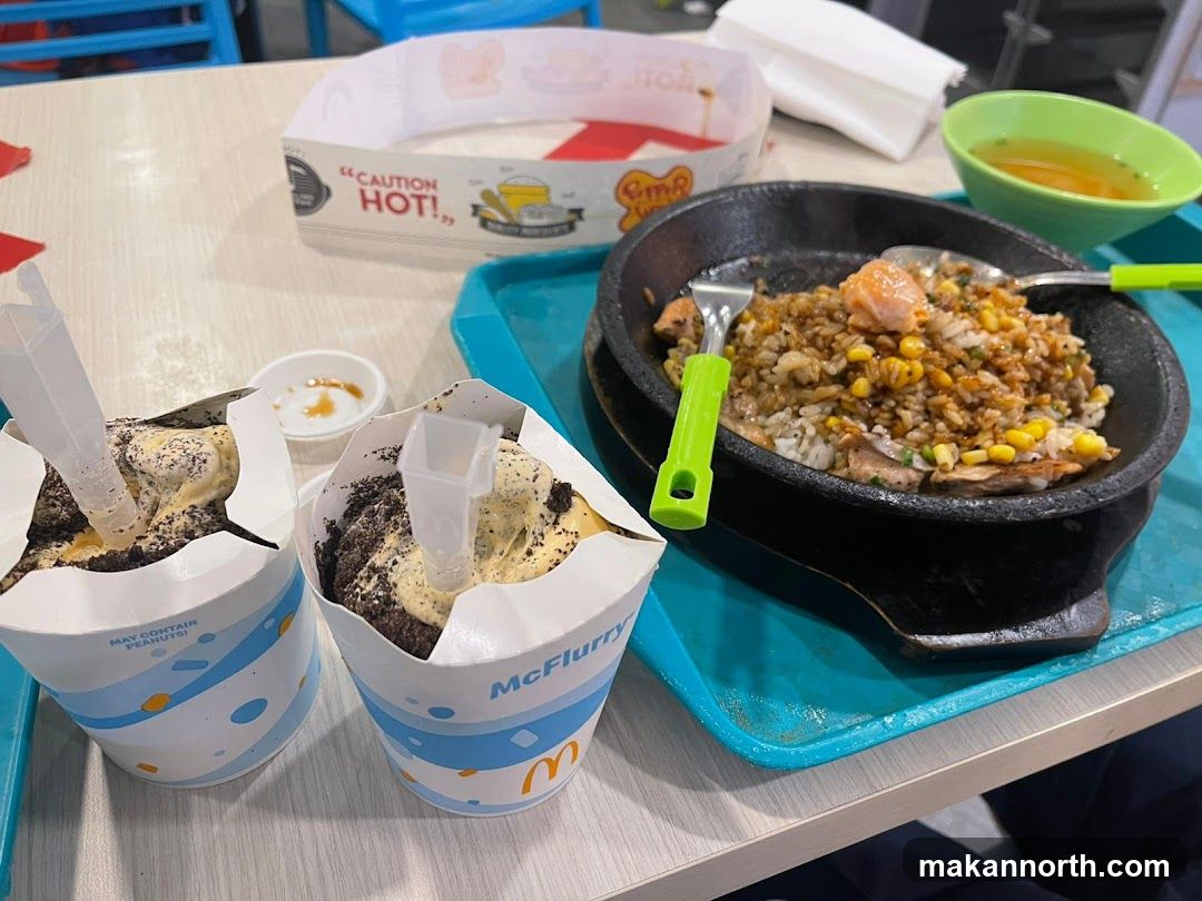 McDonald's McFlurry and Sizzling Plate