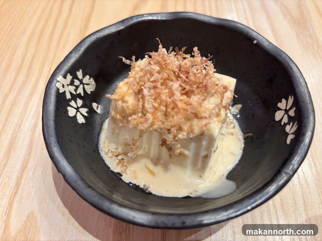 Tofu with Bonito Flakes