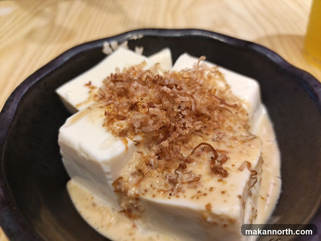Tofu with Bonito Flakes