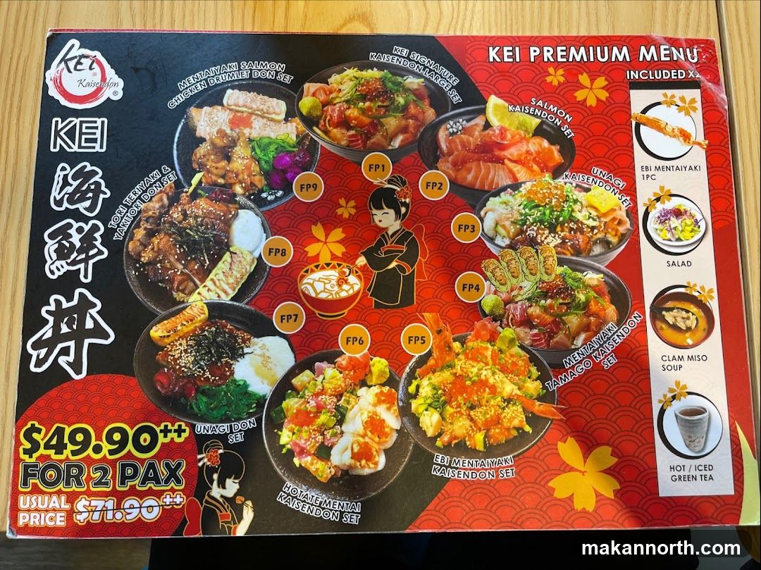 KEI PREMIUM MENU